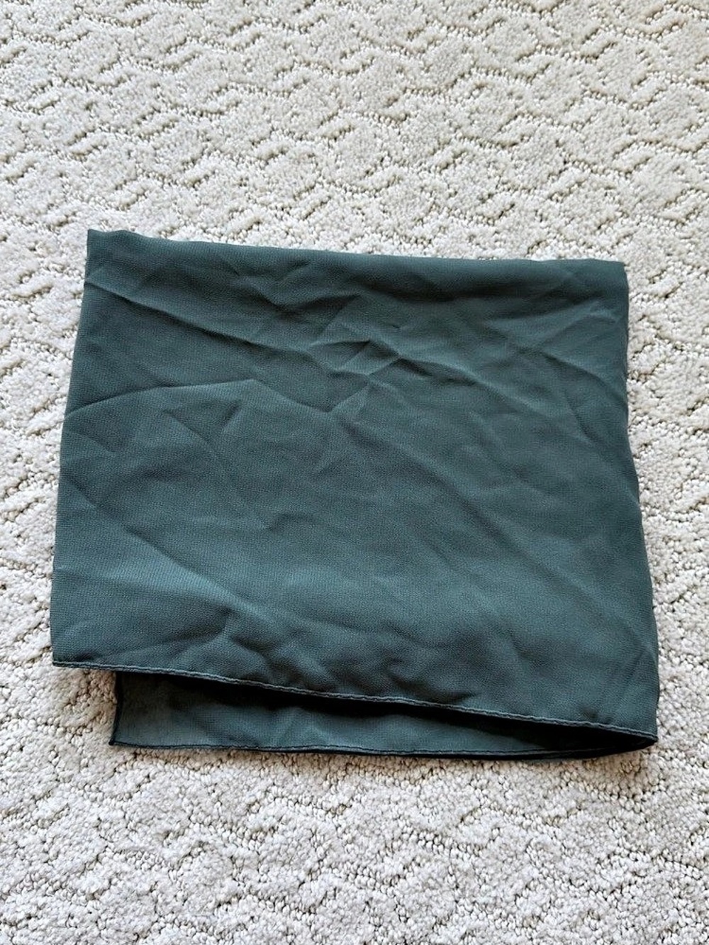 Blue hijab, material is chiffon